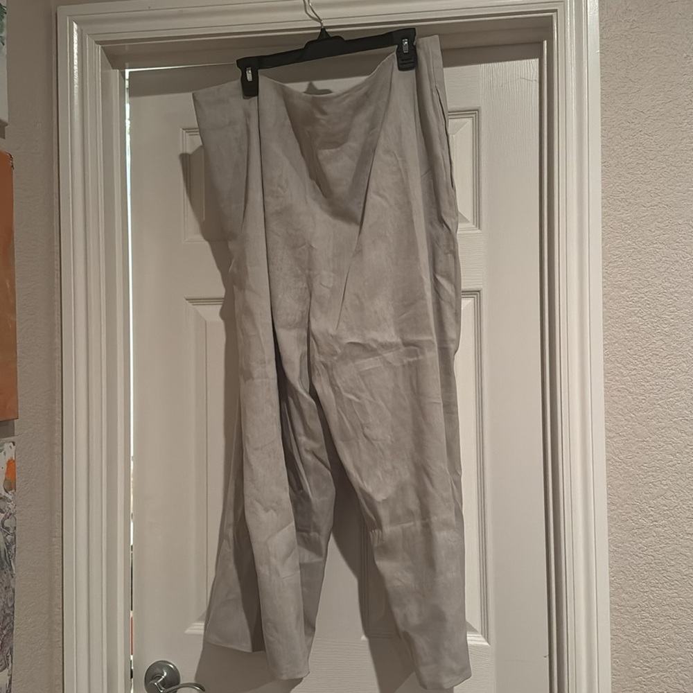 Vince Crop Wide Leg Linen Pants size 18 - Picture 4 of 8